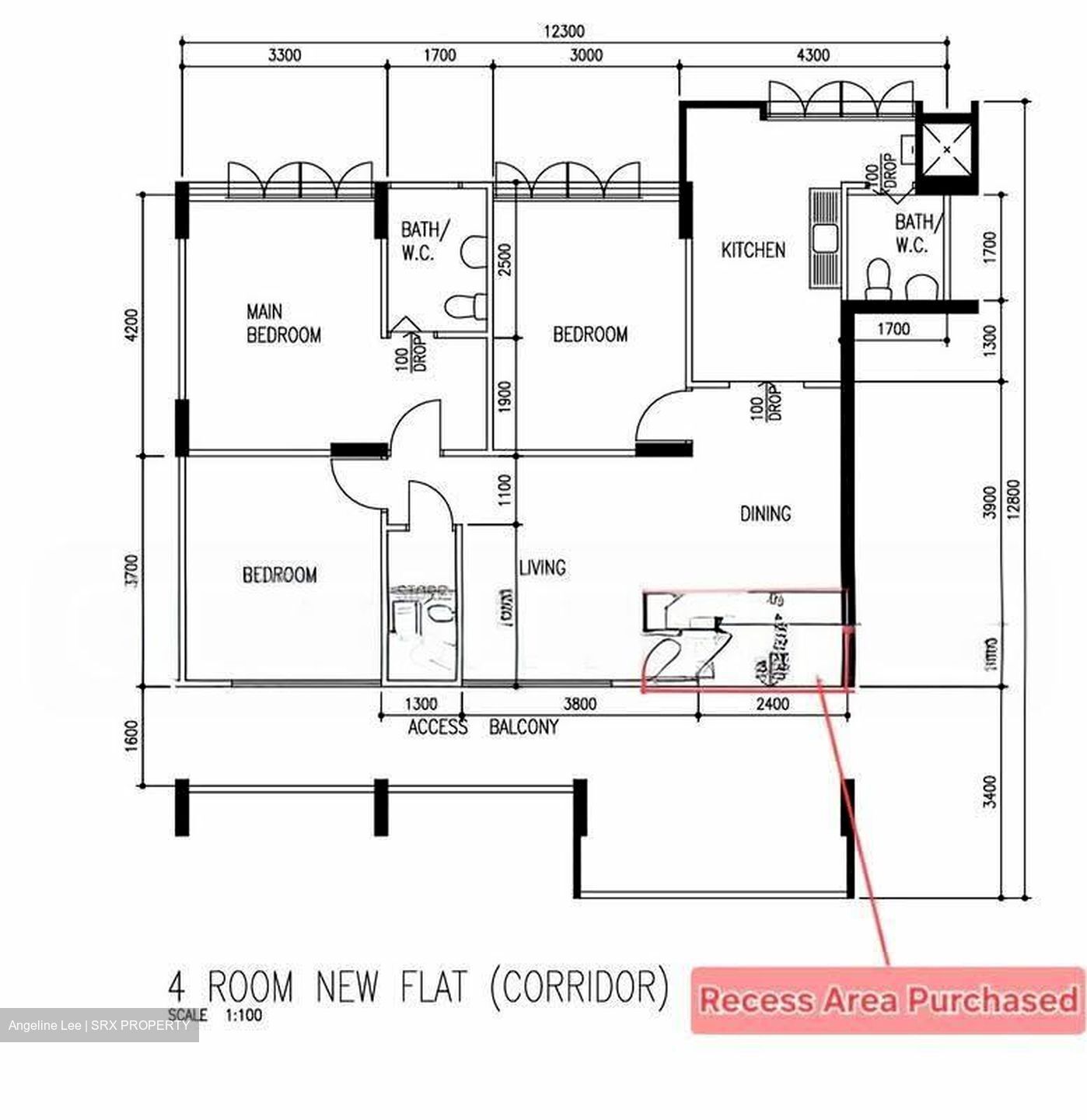 Blk 101 Kebun Baru Heights (Ang Mo Kio), HDB 4 Rooms #634648271